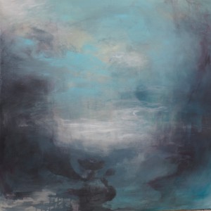 Elina Melgin 2025 Merenkurkku (Kvarken) 90 x 90 cm akryyli